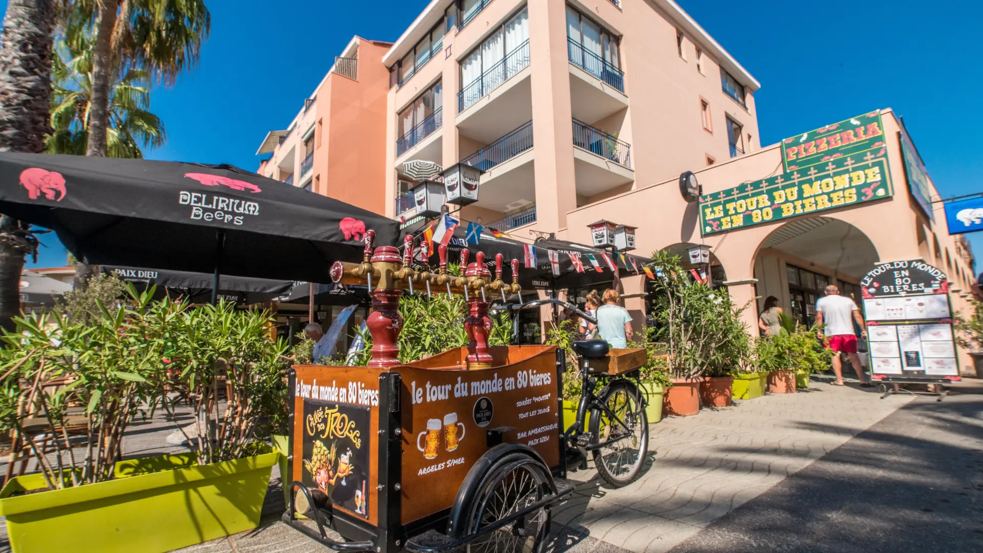 FRANCE - ARGELES SUR MER - BAR - TOUR DU MONDE EN 80 BIERES