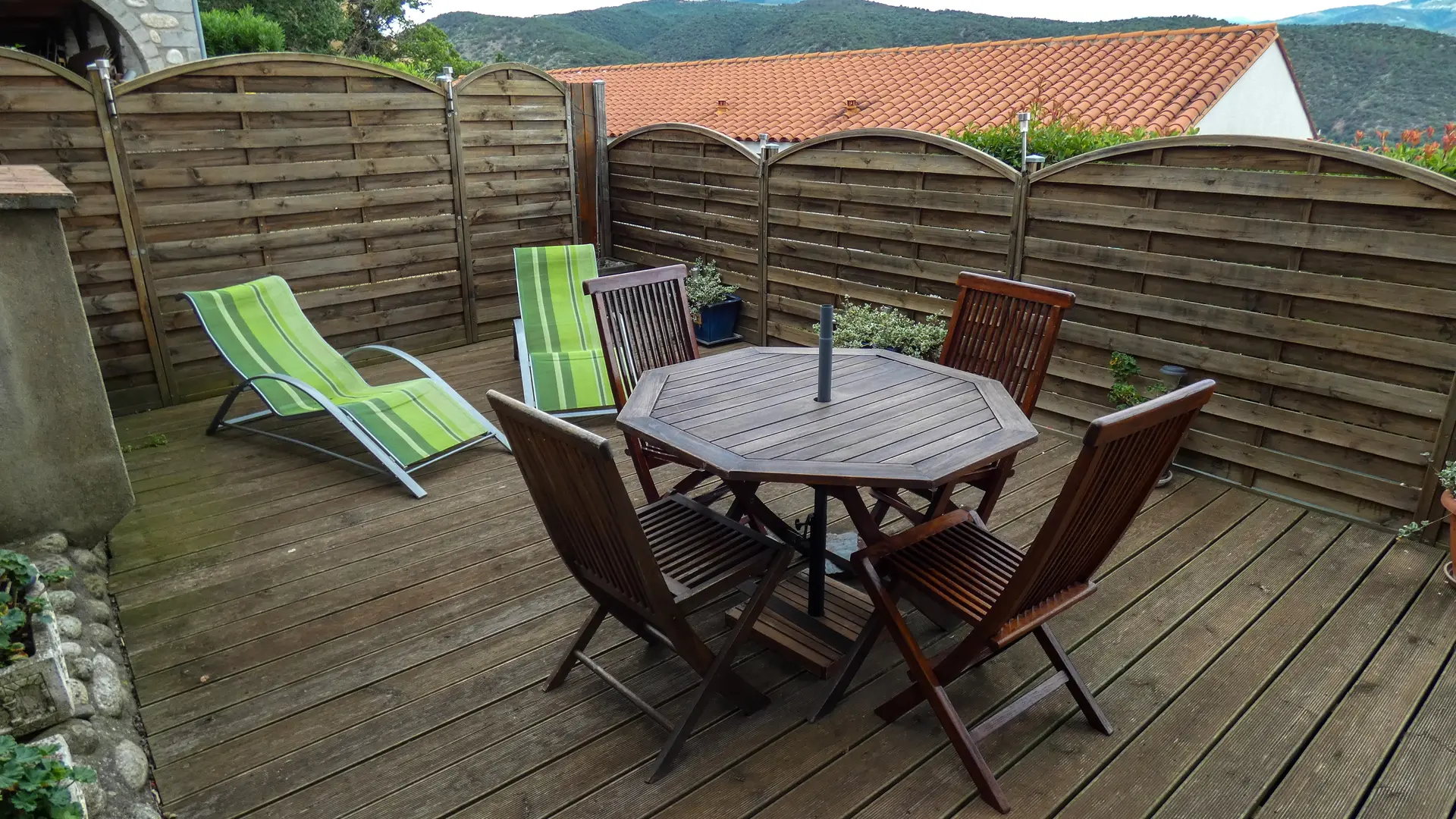 Gîte Legrand - Prades - 2023 terrasse