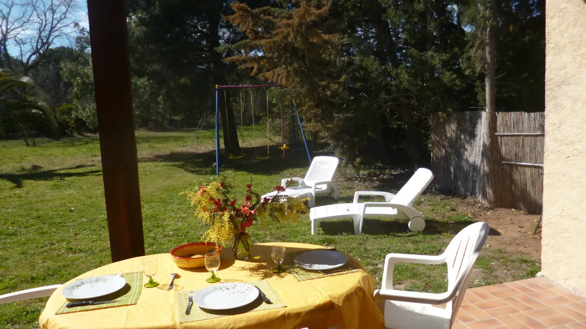Terrasse couverte