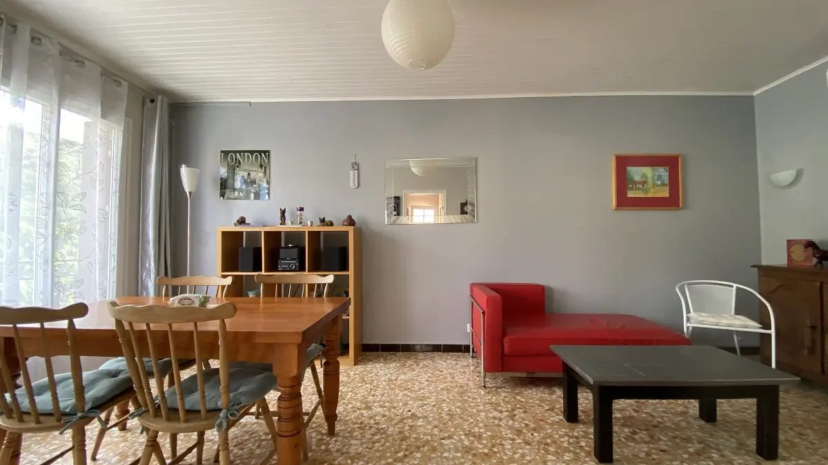 Salon-salle à manger