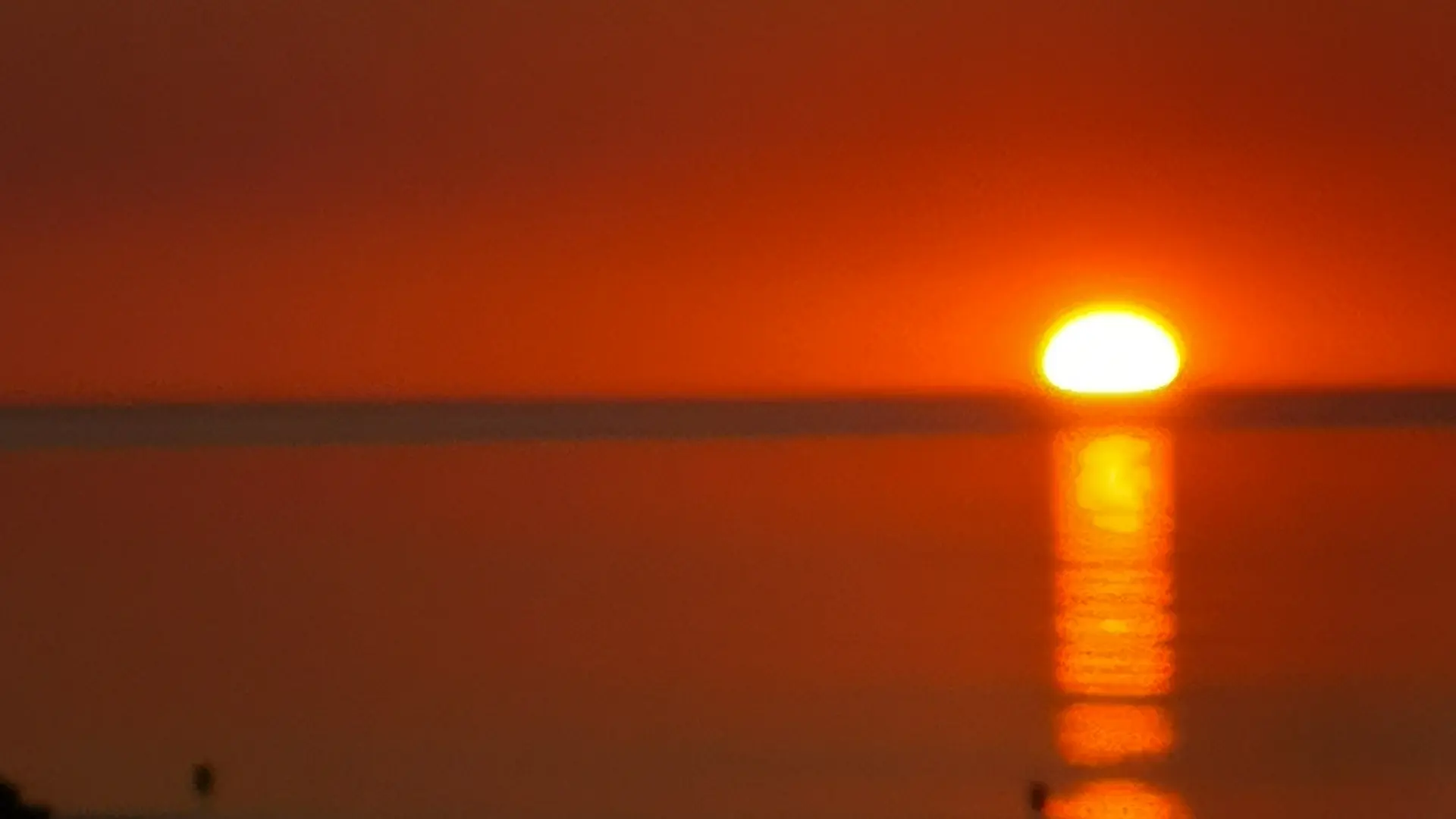 lever de soleil depuis terrasse