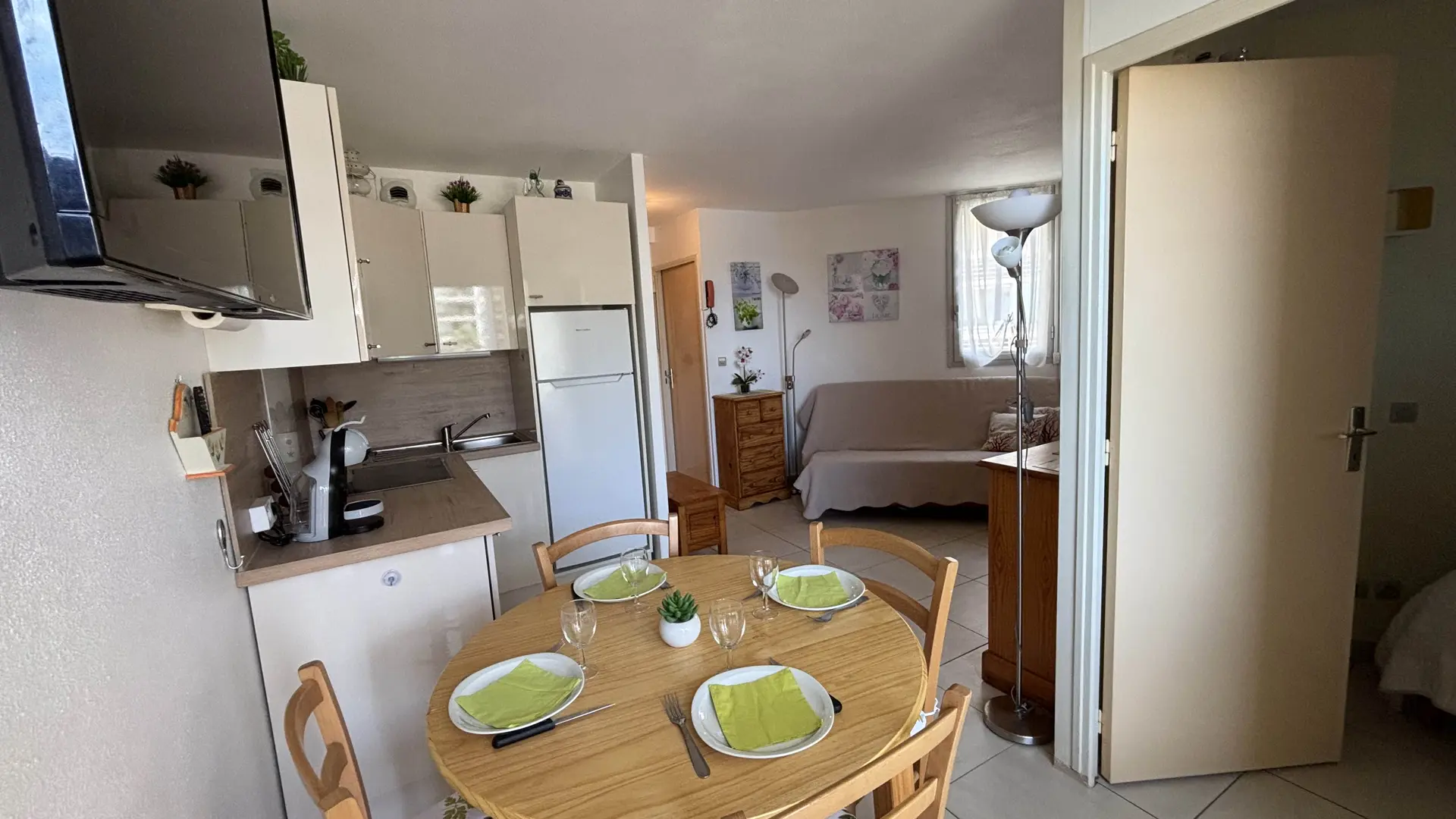 accès aux chambres