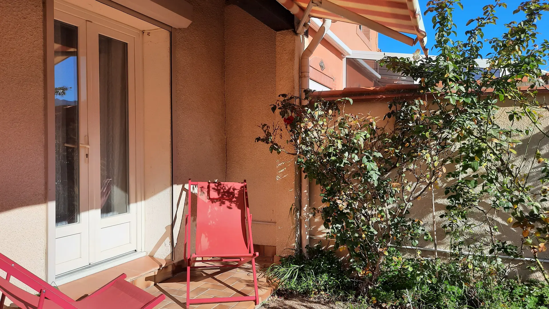 Jardin côté chambre