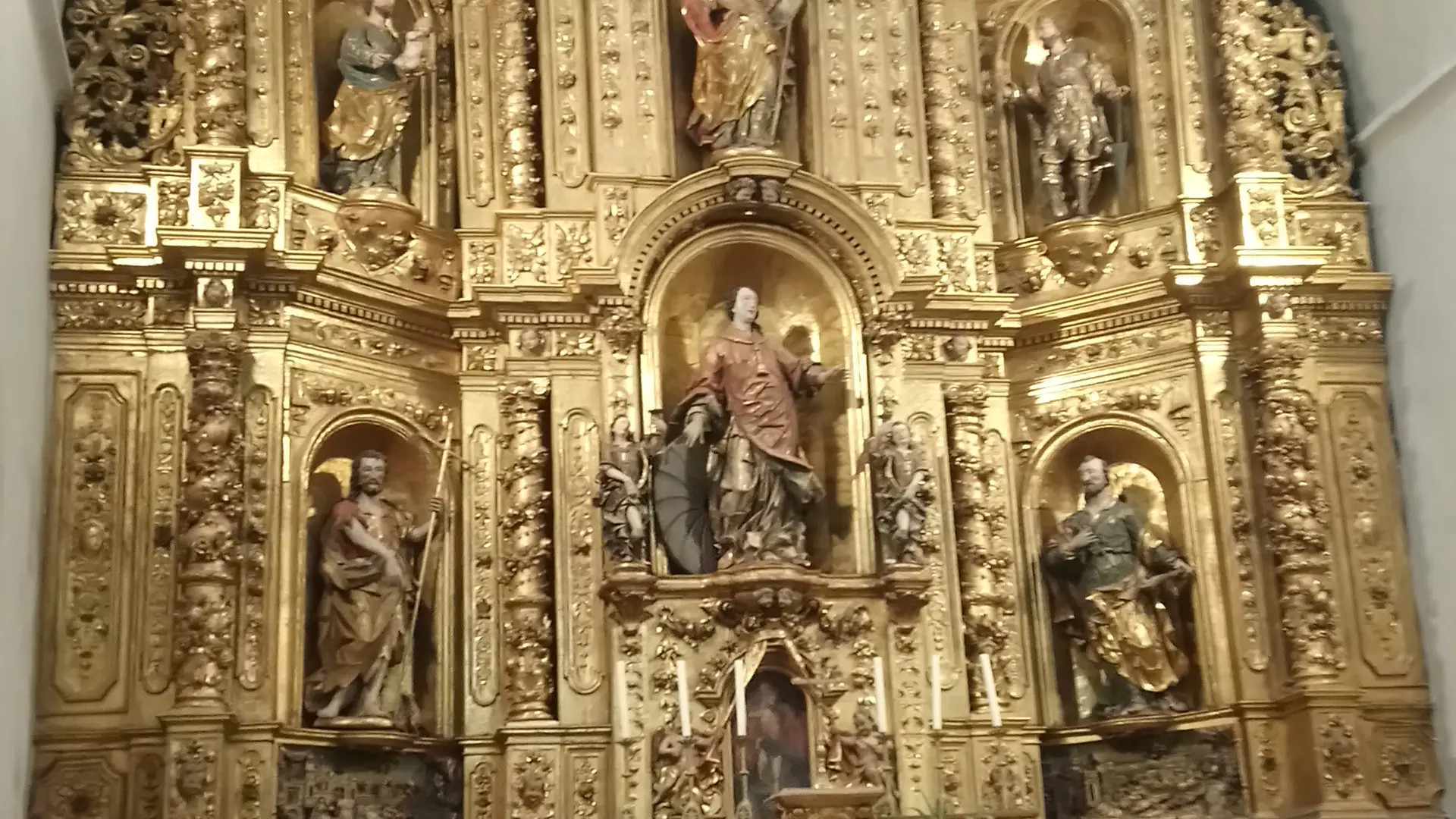 Laroque, église St Felix, retable 1700