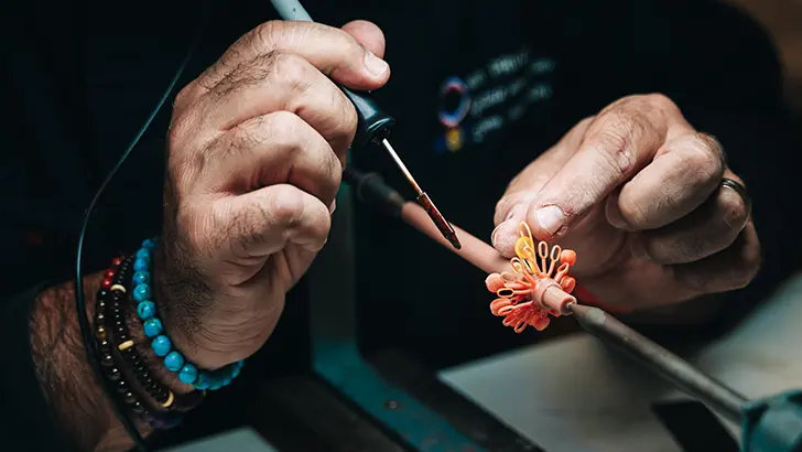 Montage arbre à cire