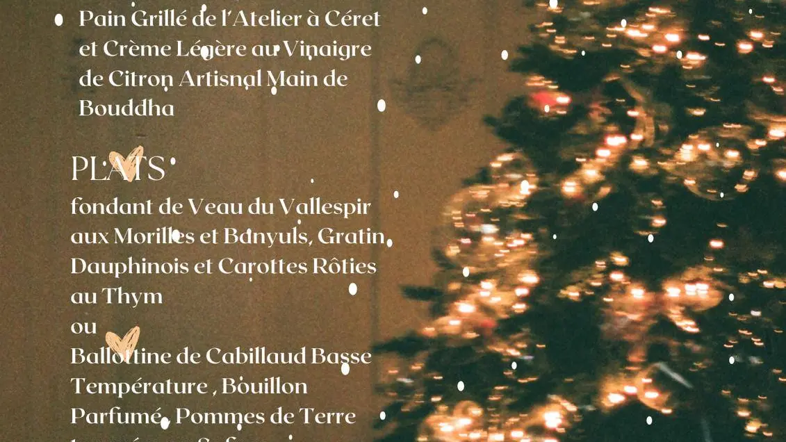 Menu Noël - Al Casot de la Farga