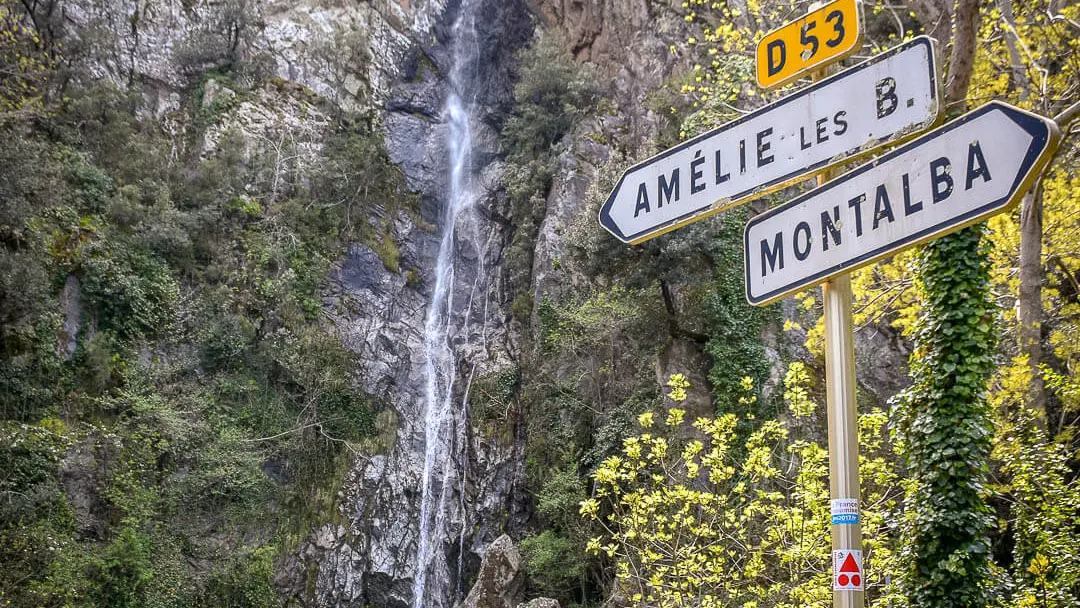 Amélie-les-Bains - Montalba via le pont de Riubanys