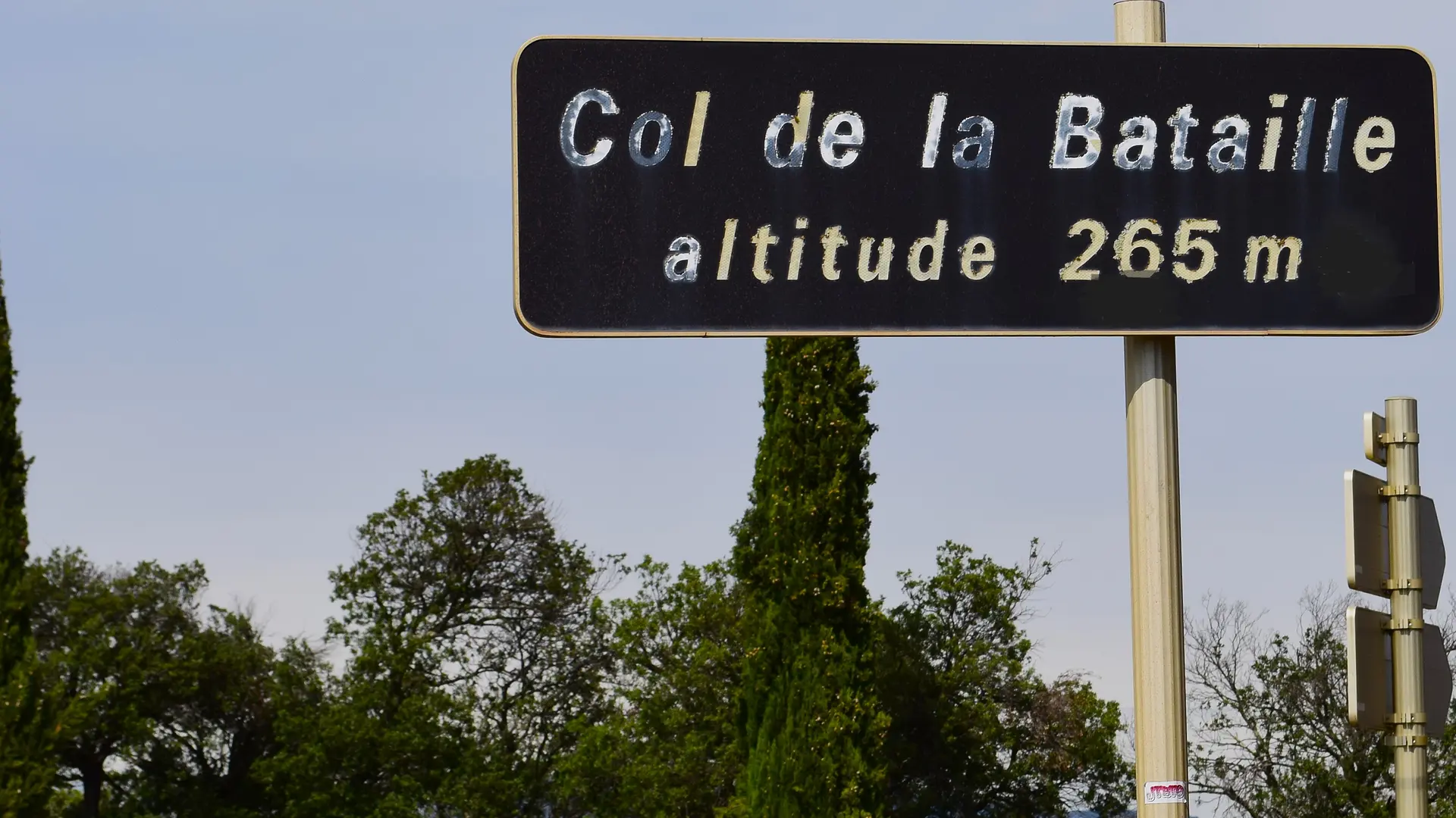 Panneau col de la Bataille