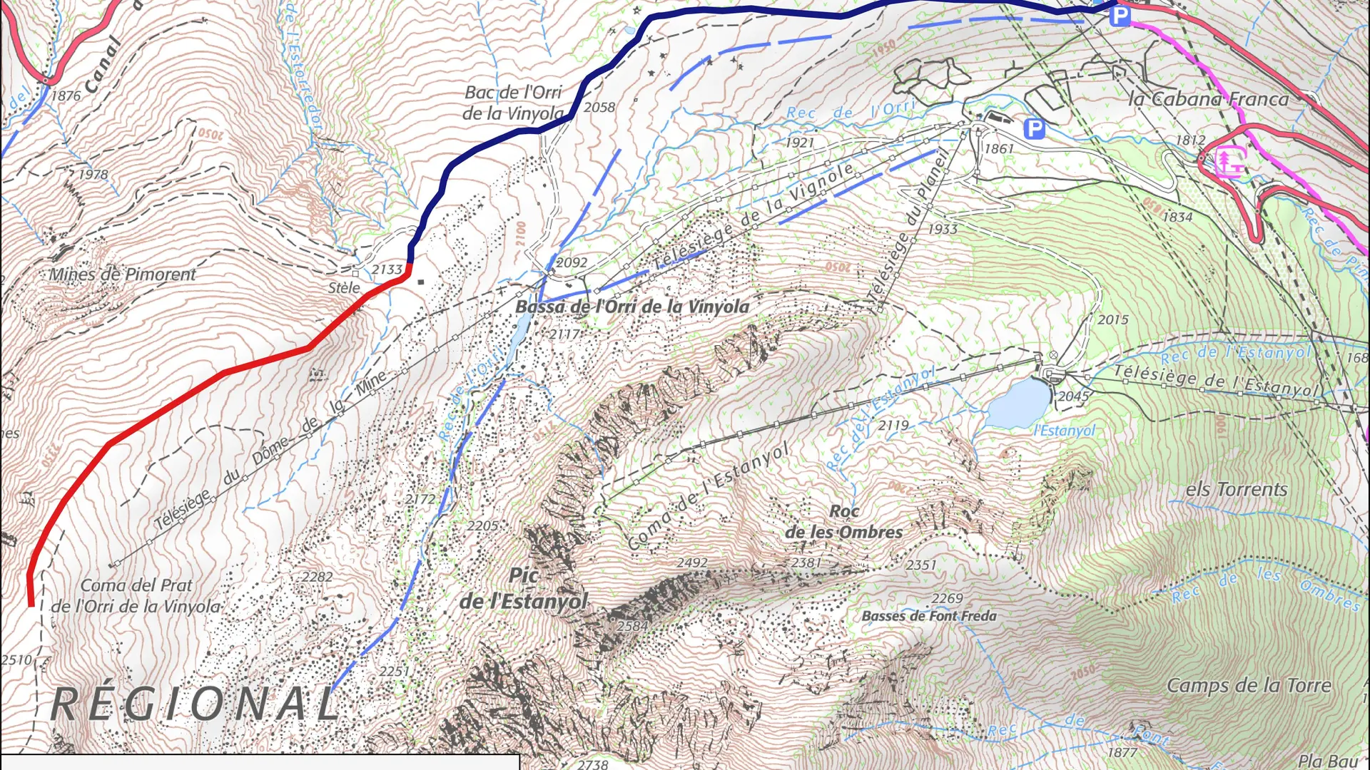 Parcours Col de Puymorens