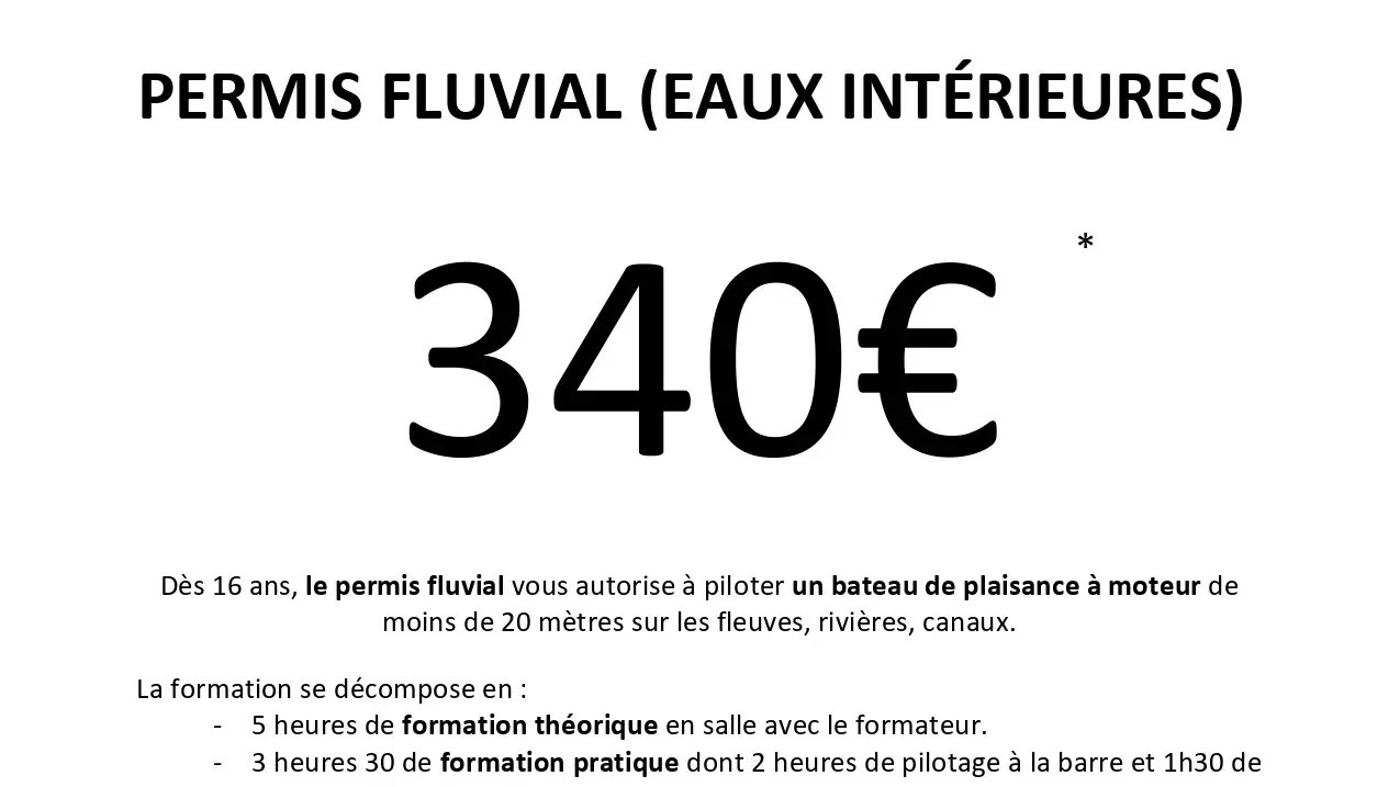 Permis  Eaux Interieures