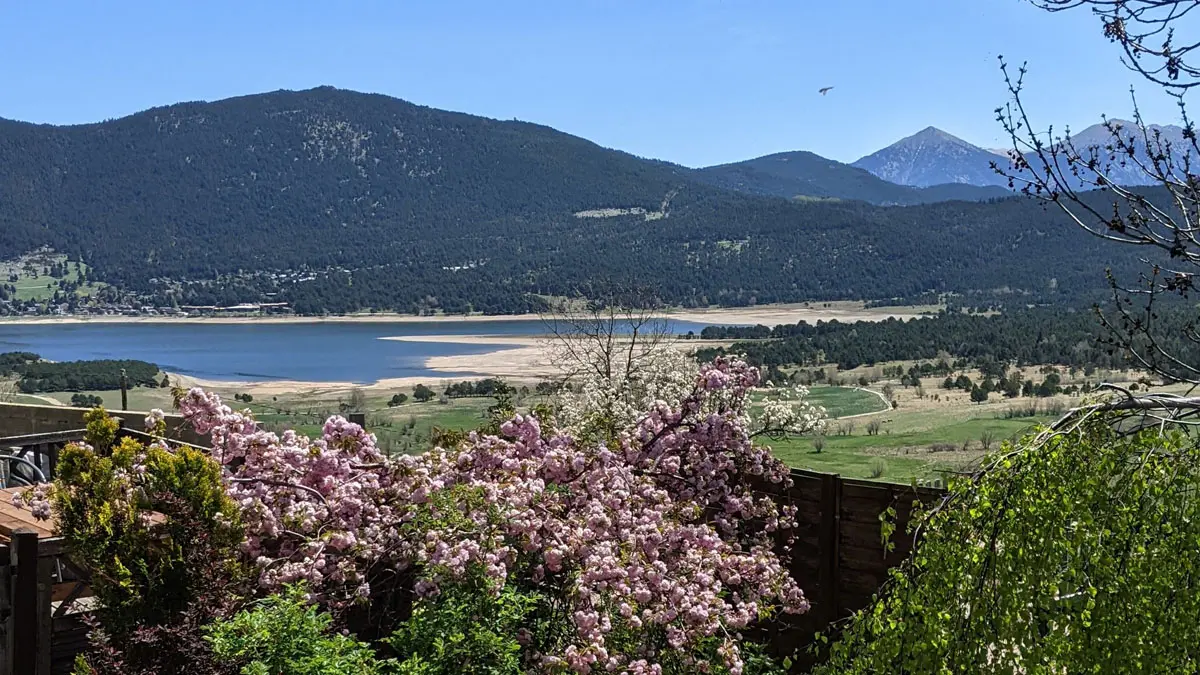 Petite Ourse-Vue depuis terrasse printemps