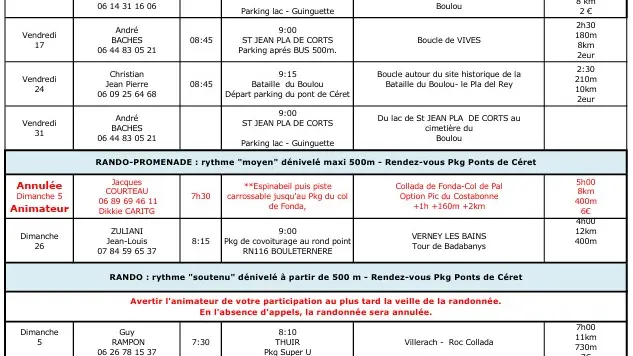 Rando 2 octobre