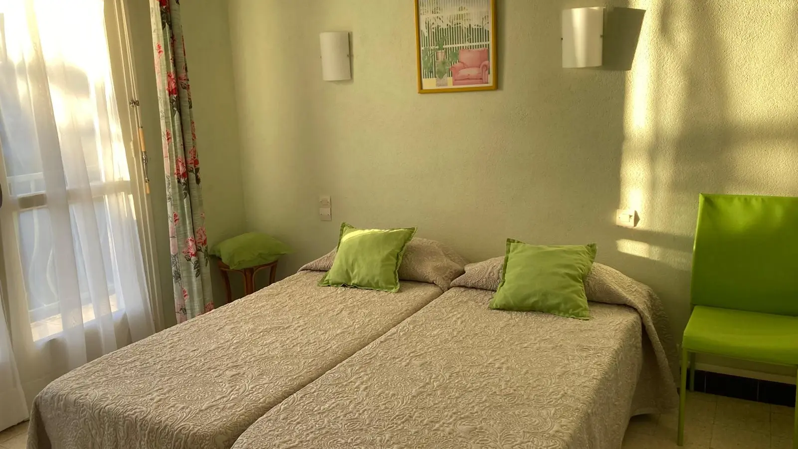 Chambre lits jumeaux