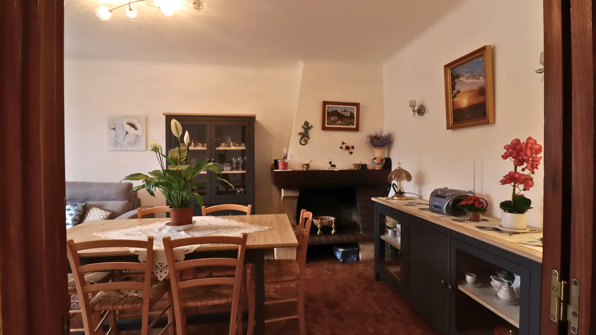 Salon-salle à manger