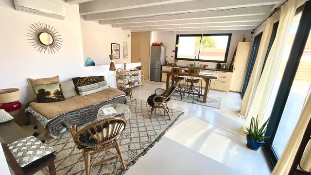 Sejour_appart_nid douillet roof top Perpignan