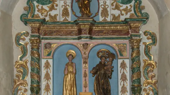 Serralongue eglise retable baroque