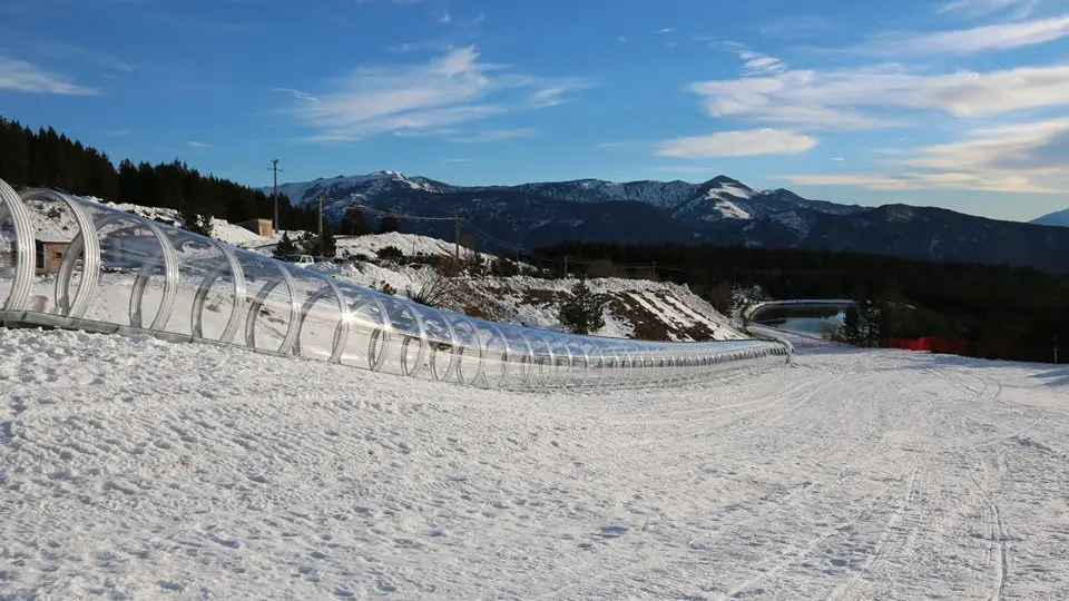 Tapis de neige vue d'ensemble