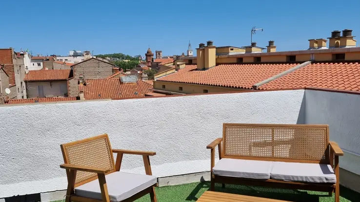 Terrasse vue Castillet