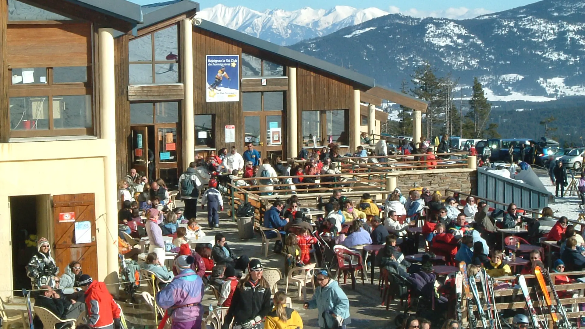 Terrasse panoramique station de ski Formiguères