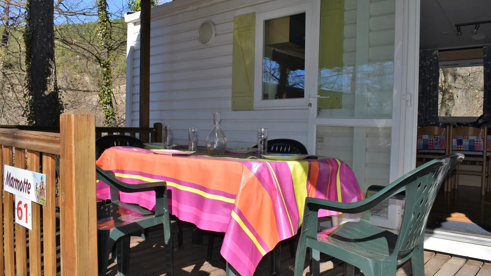 camping del bosc mobilhome marmotte terrasse