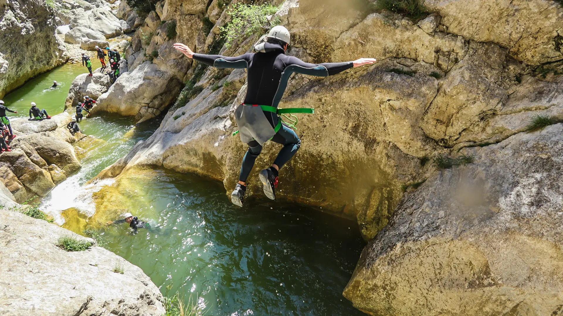 gorges de Galamus saut