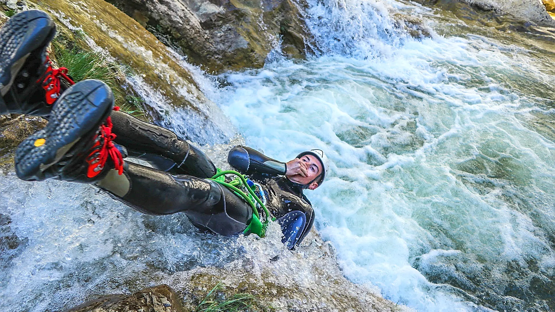 gorges de galamus toboggan