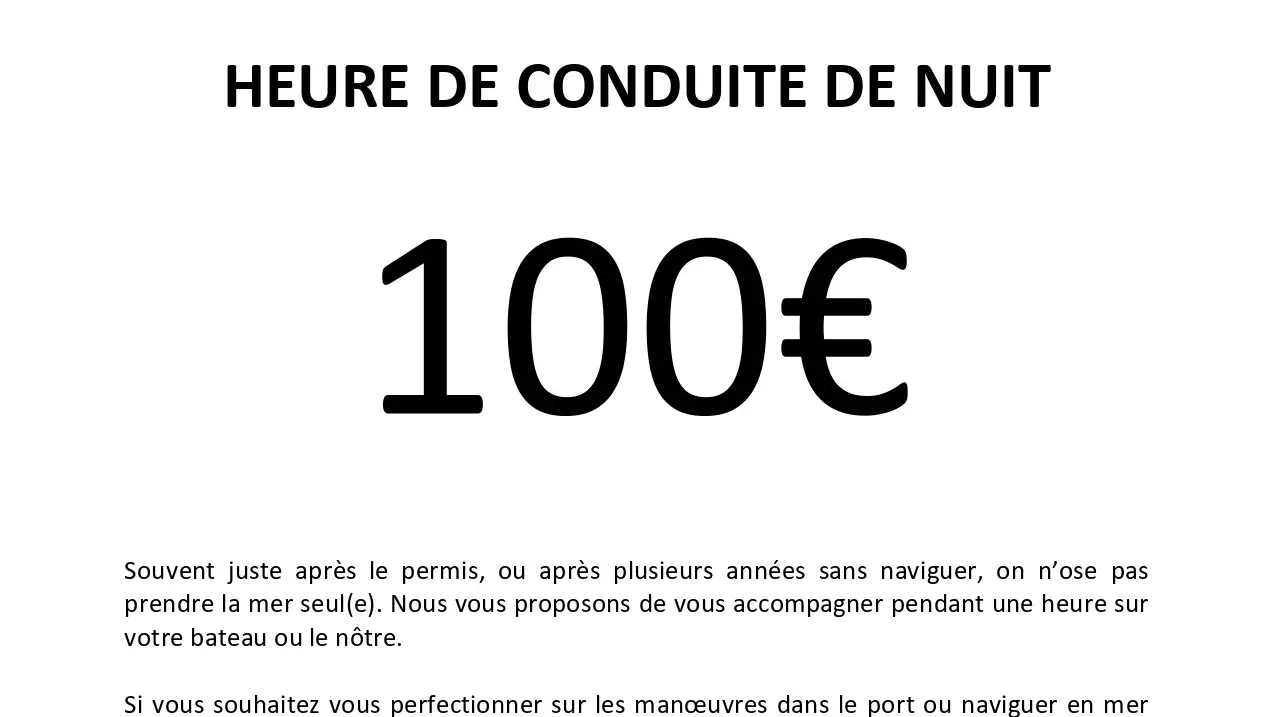 heure de conduite de nuit