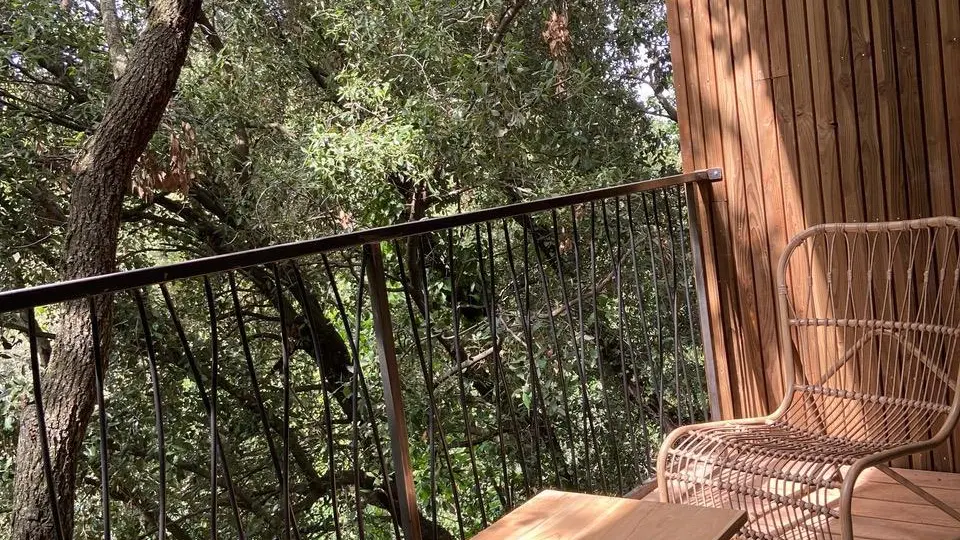 Le balcon à l'abris des regards