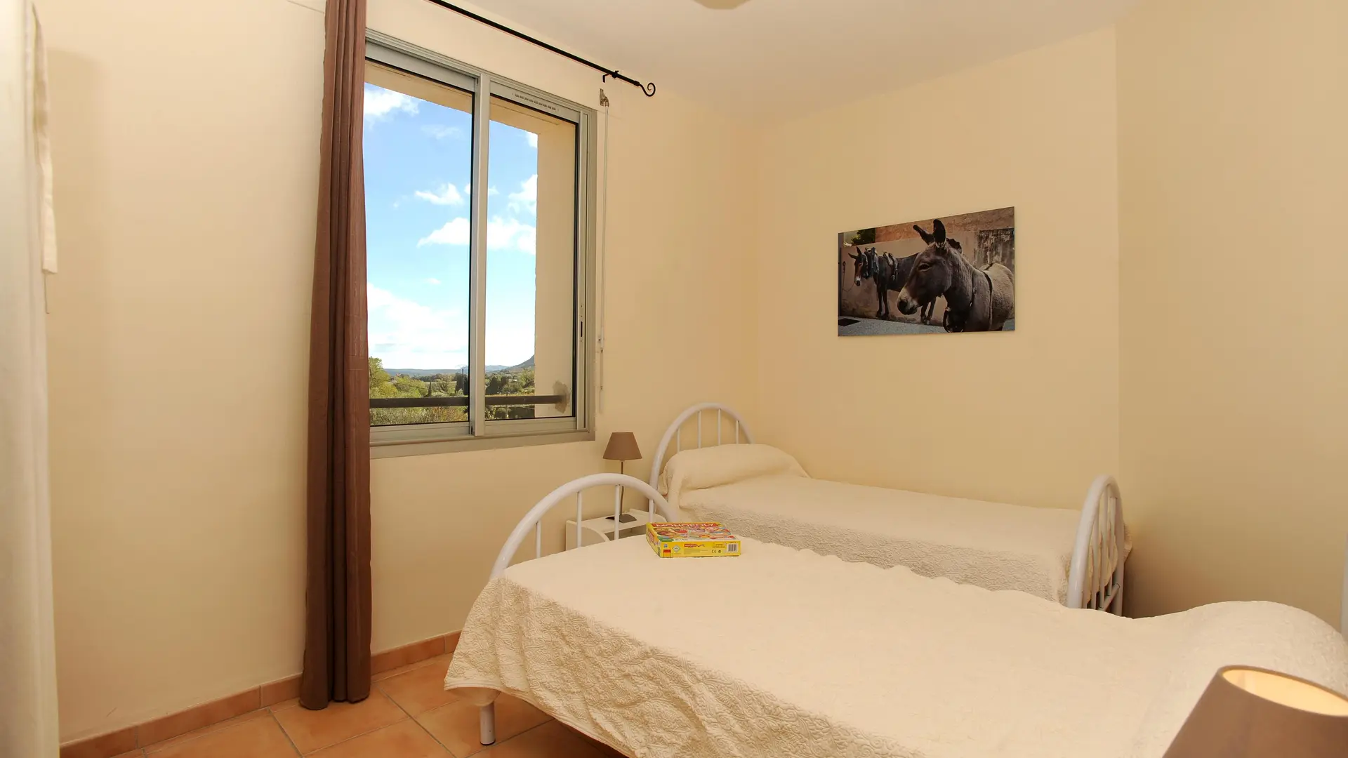 chambre 2 lits dans gîte coeur vignoble_3