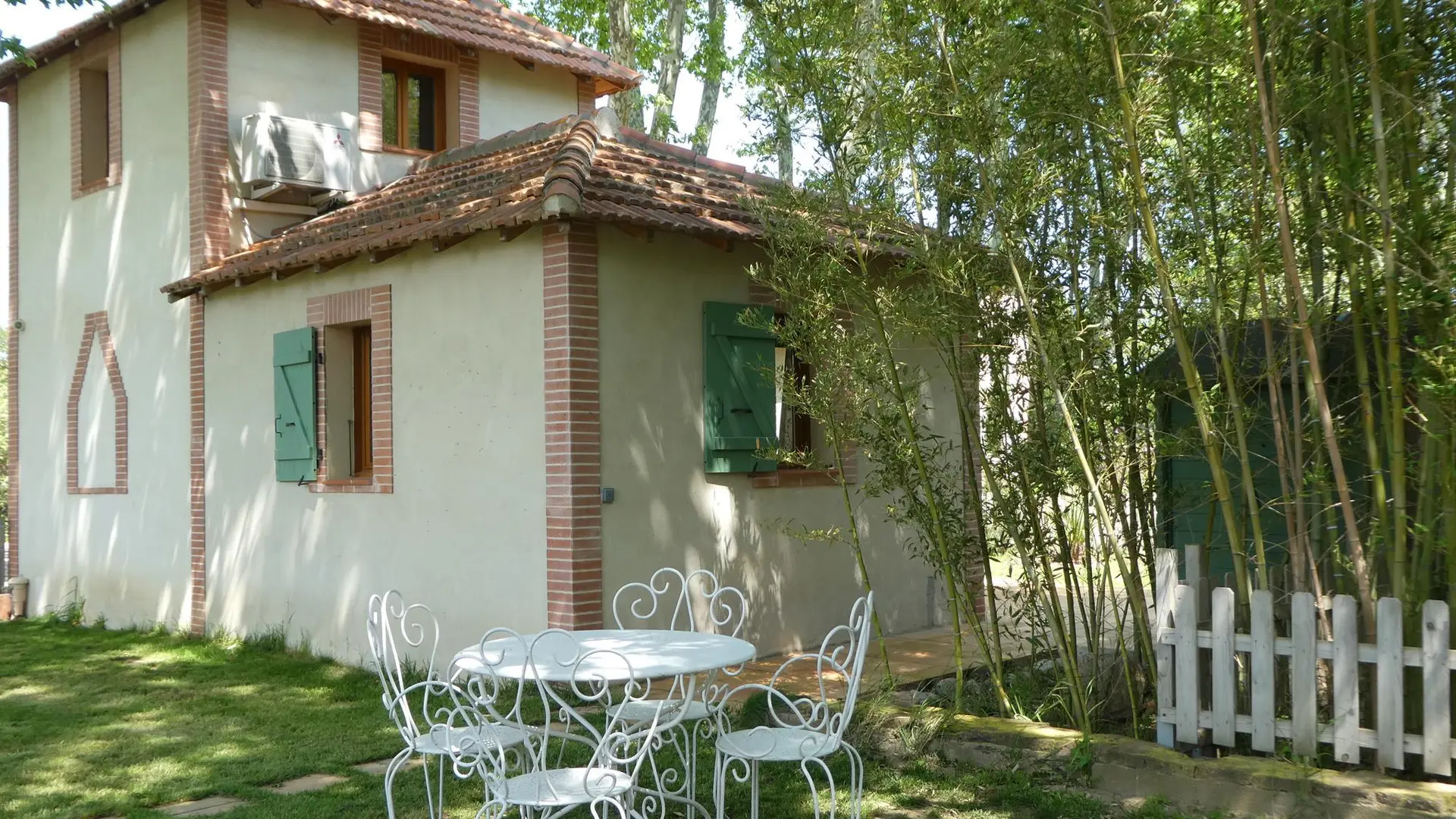 Le Pigeonnier st Cyprien : jardin,  façade ouest_10