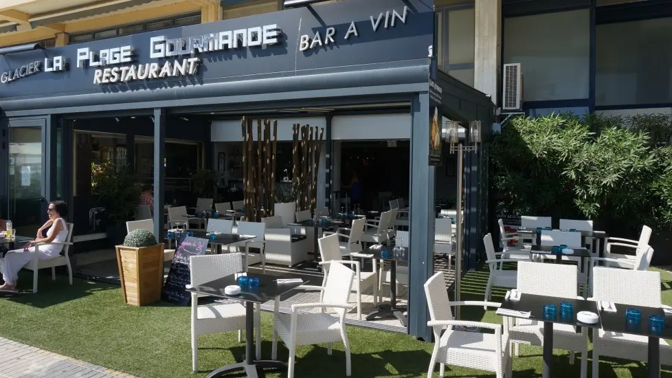 la plage photo herbe