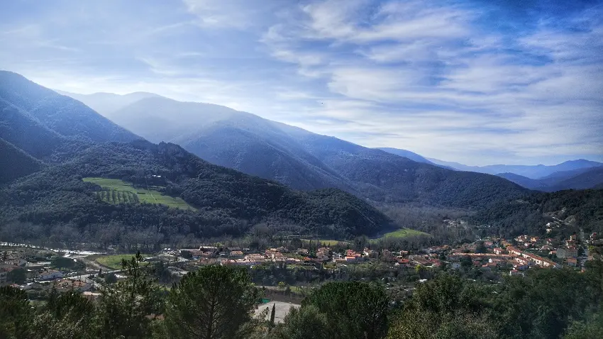 Vue sur Arles sur Tech, depuis le pin parasol_3