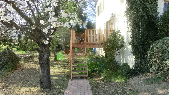 Accès à la terrasse