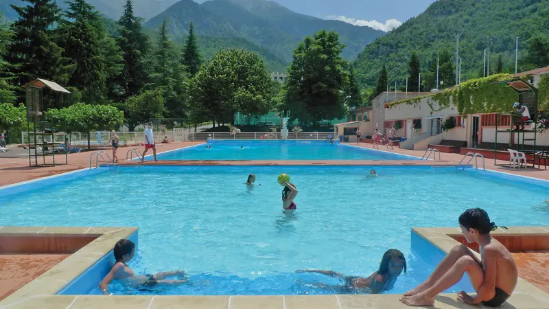 piscine de plein air, petit bain