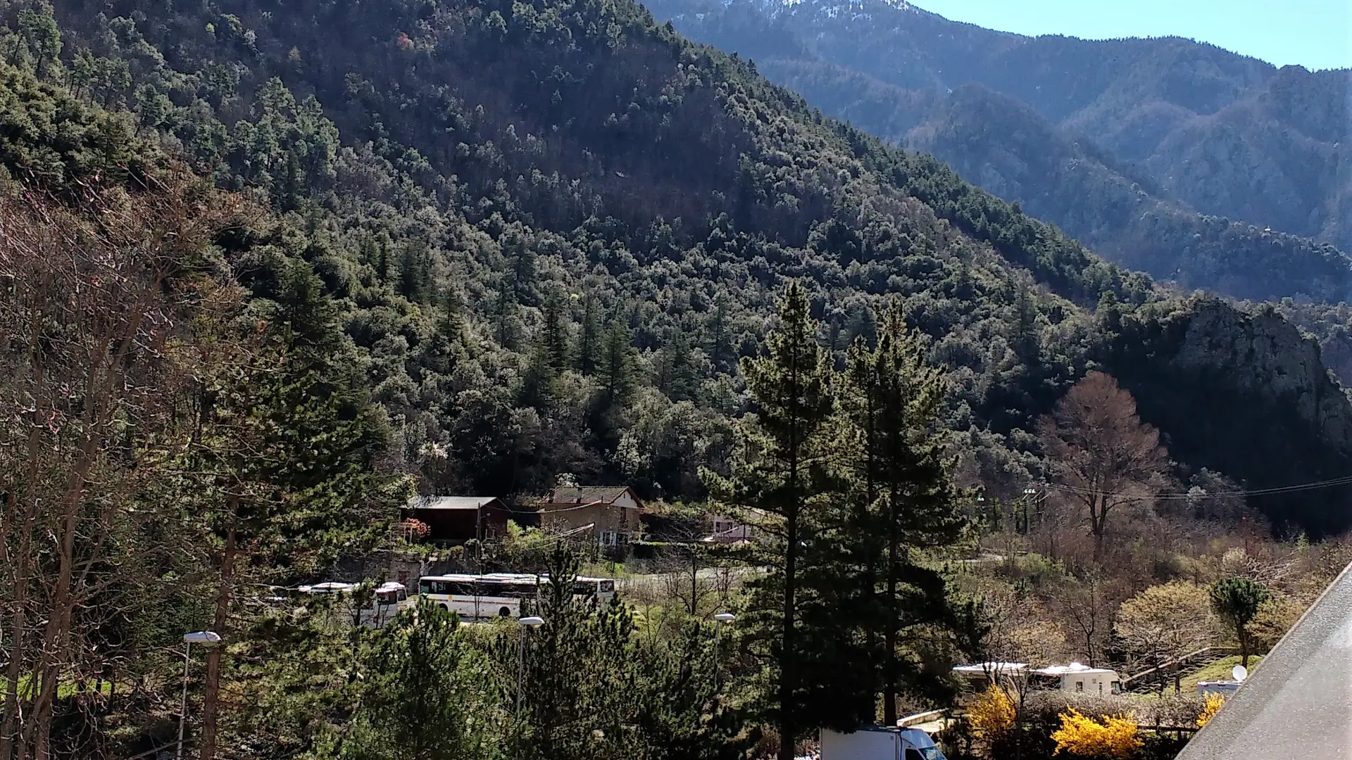 Vue sur les montagnes