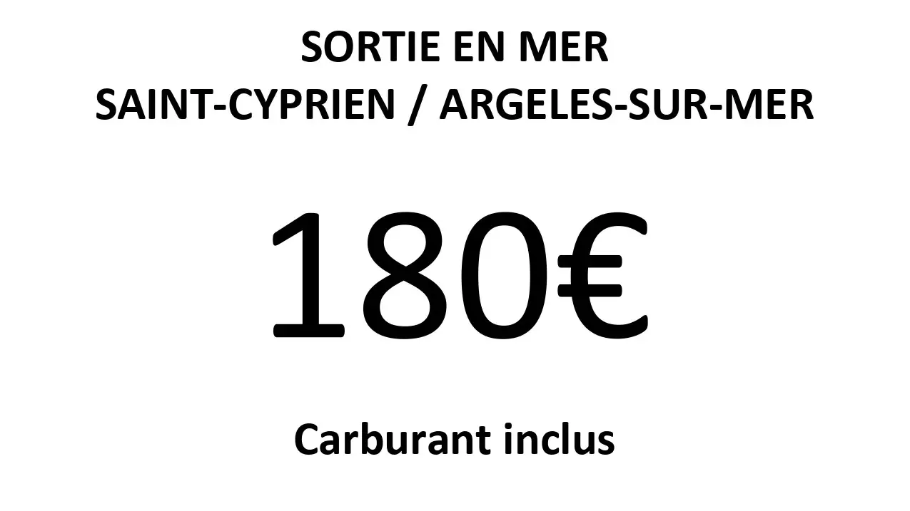 sortie en mer ARGELES