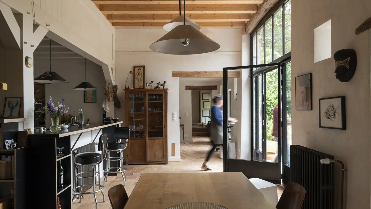 Chambres et table d'hôtes le Vaux Jouin_Marçon_le sejour