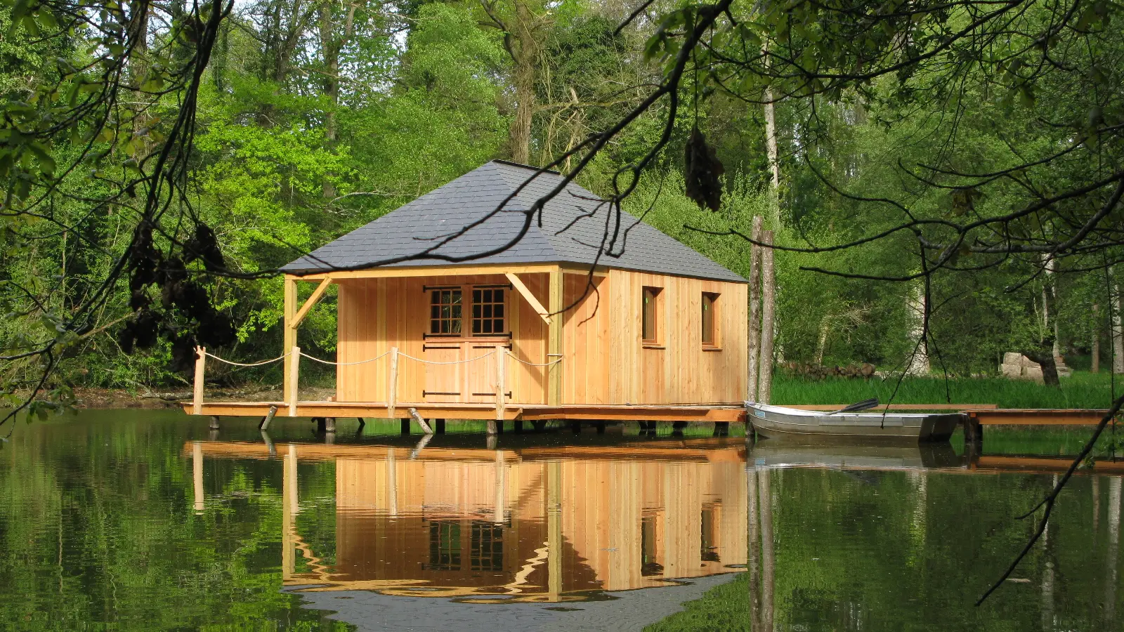 L'Orbière - Cabane Martin-Pêcheur sur l'eau