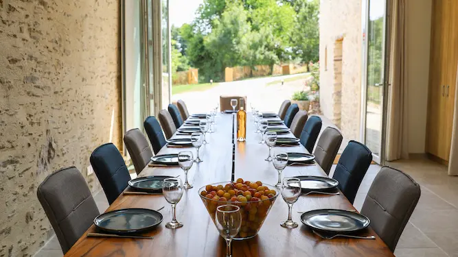 Une table pour grande tribu