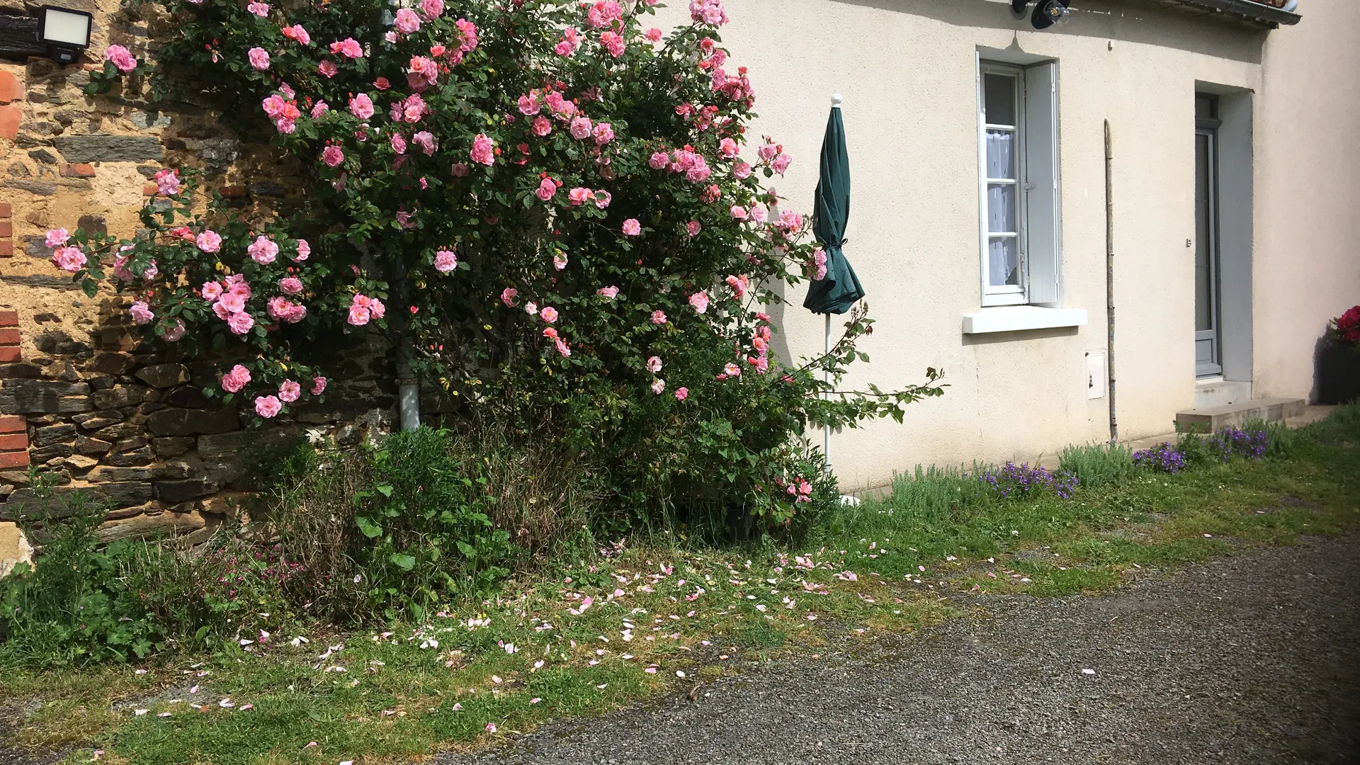 362388 - parking privé devant le gîte