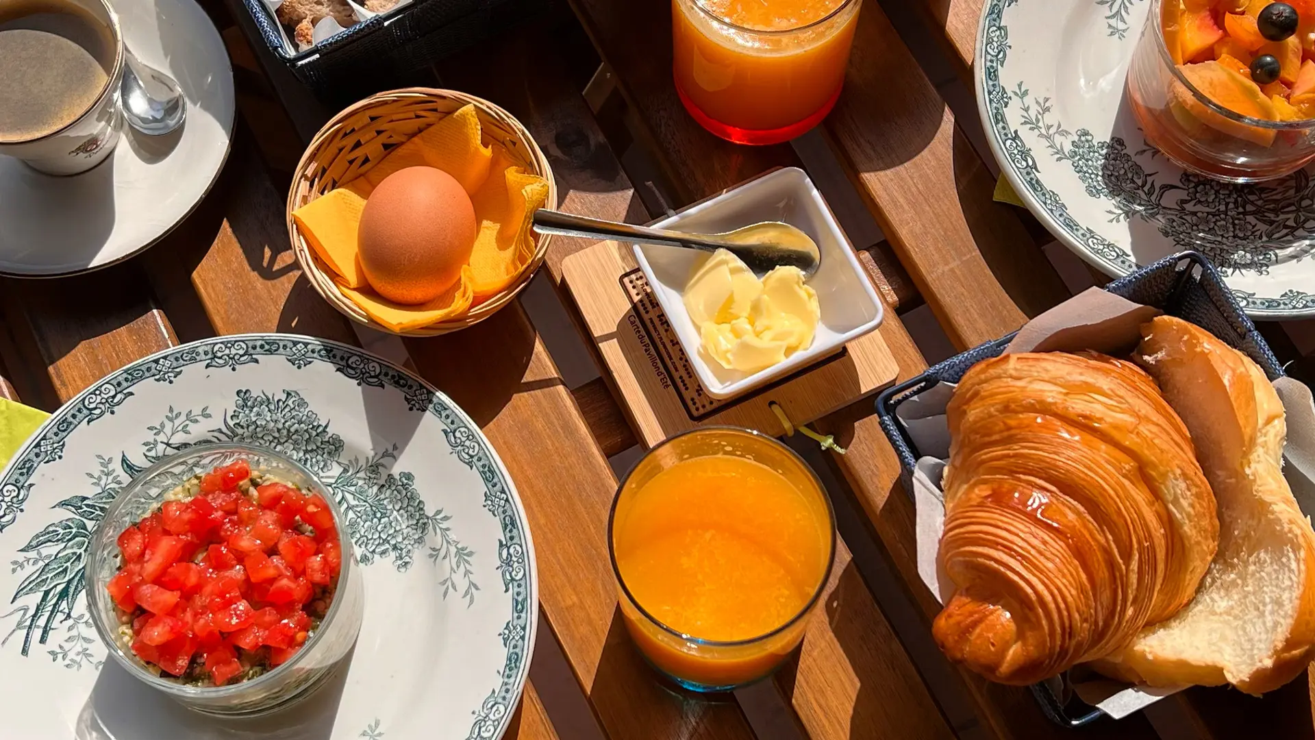 Petit-déjeuner et déjeuner