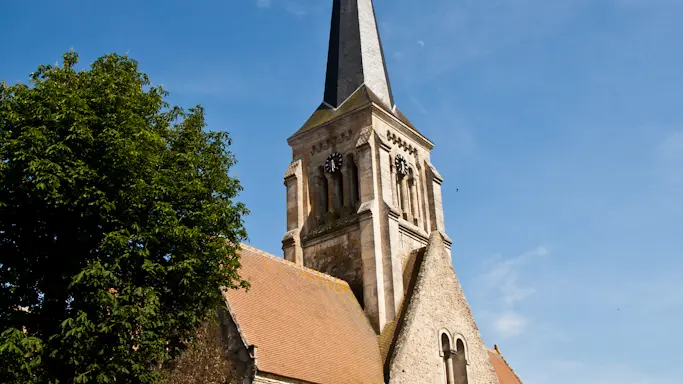 Circuit vélo - architecture autour de Bonnétable - église de Nogent le Bernard