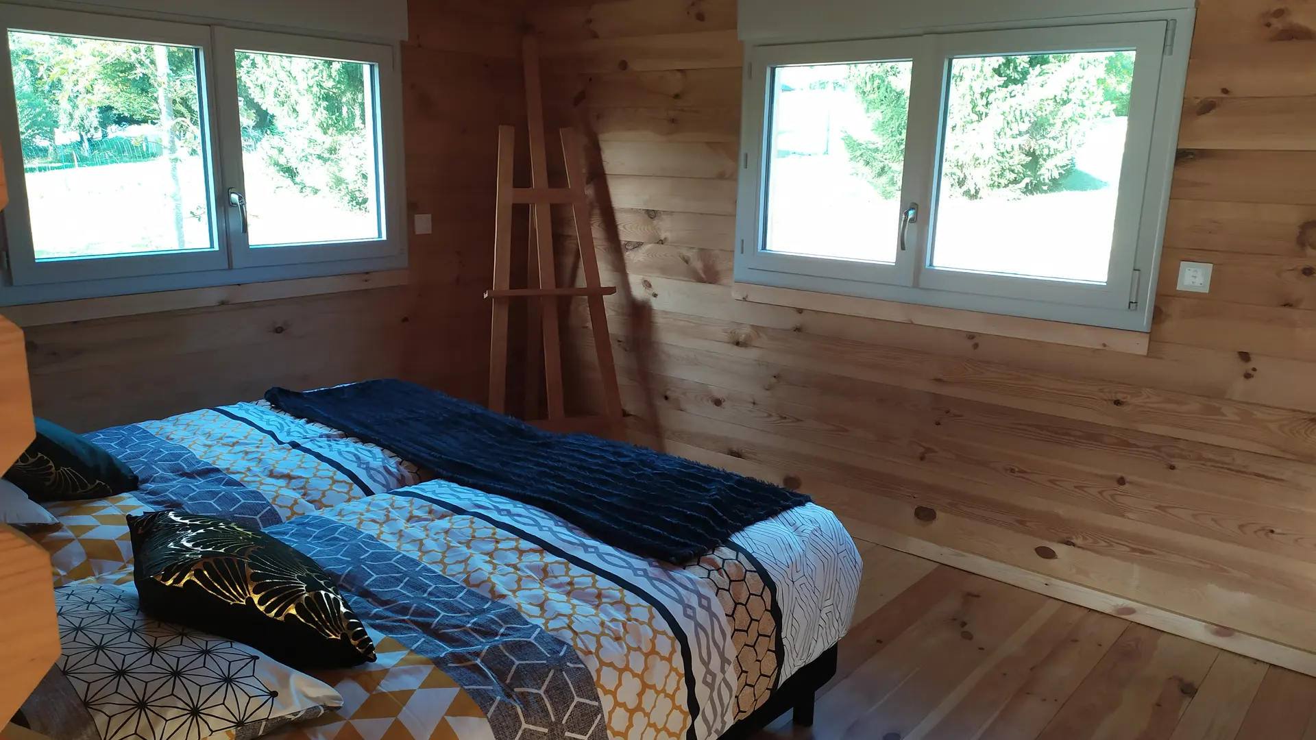 Chambre 2 Gîte Terr'avie - LE BOURGNEUF-LA-FORÊT - Laval Tourisme