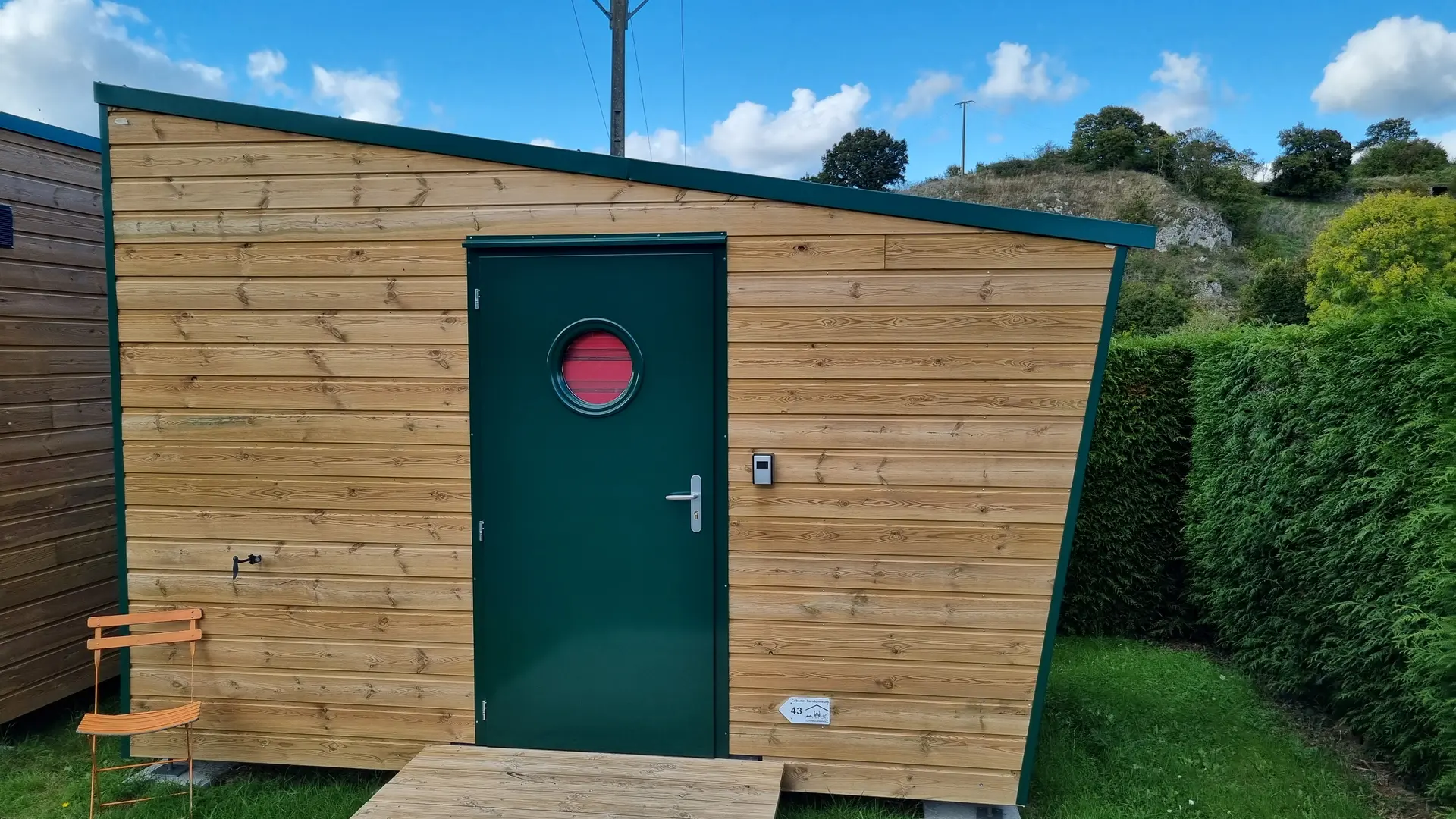 Cabane randonnuer au Camping du Sans Souci - Fresnay-sur-Sarthe - extérieur