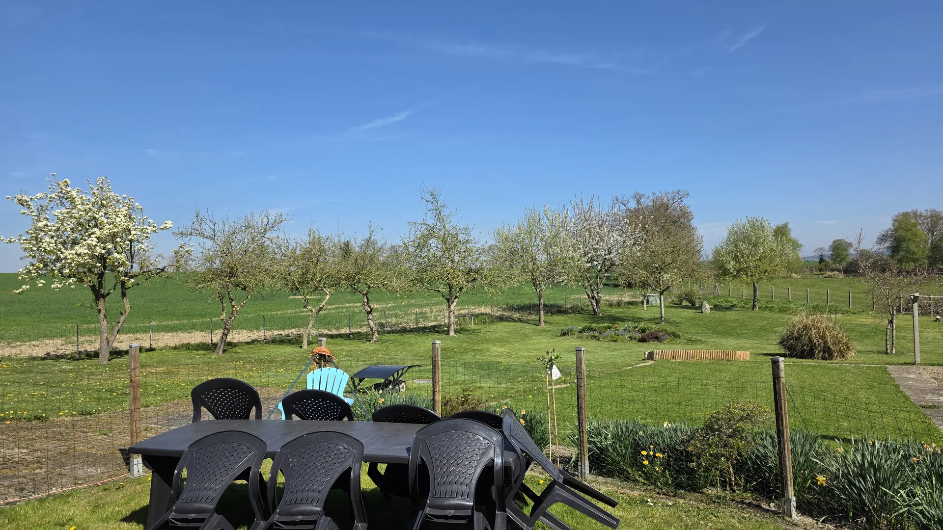 Grand terrain clos