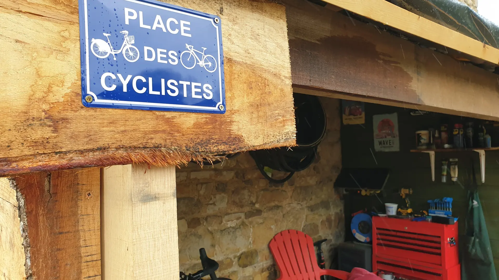 Notre cabane à vélo