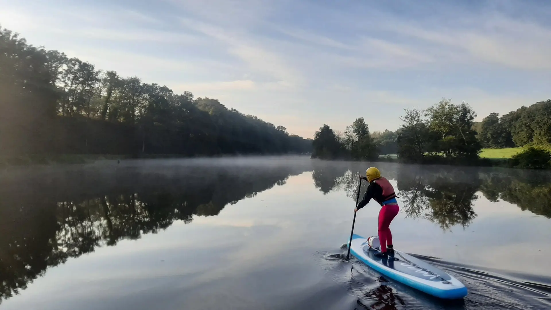 Sur la Mayenne en stand up paddle