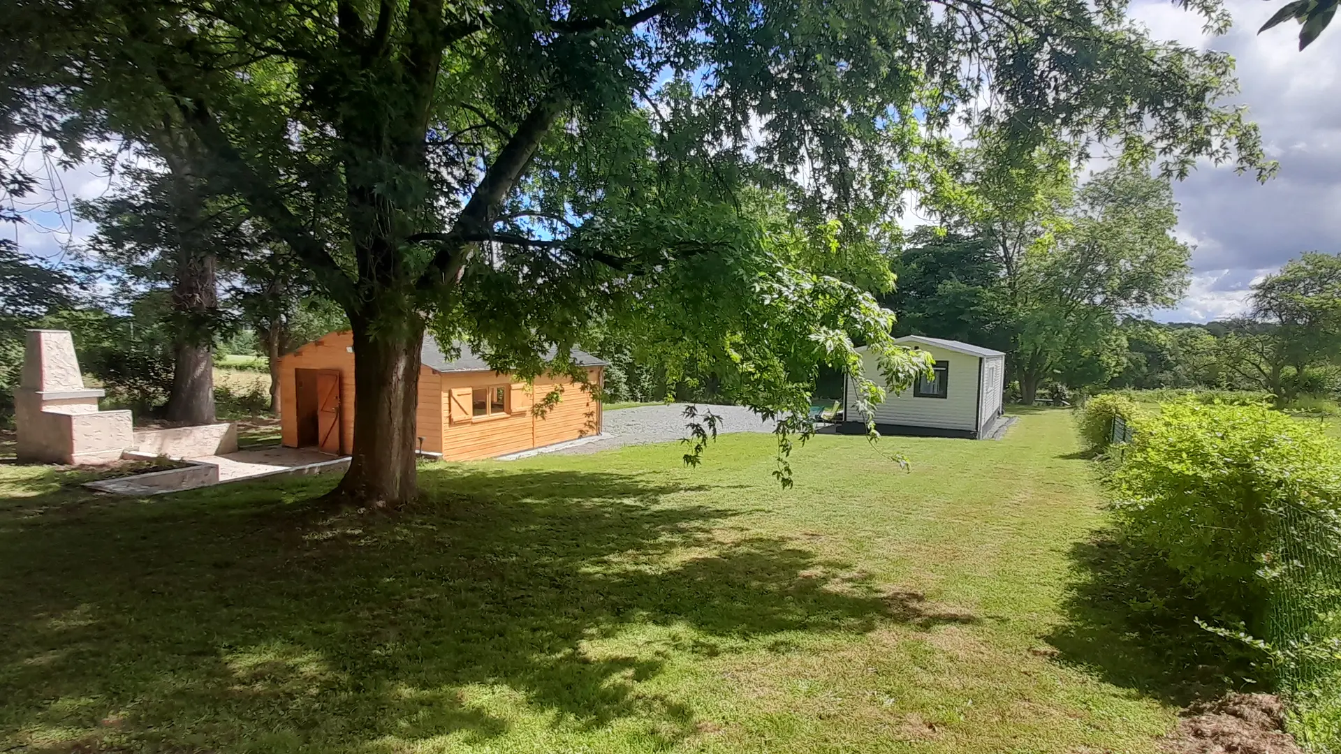 Terrain ombragé