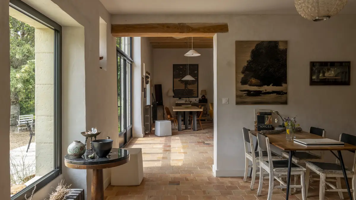 Chambres et table d'hôtes le Vaux Jouin_Marçon_Le petit salon