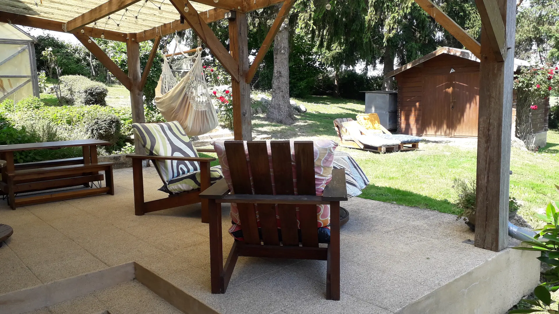 Chambre d'hôtes La Massuère - Sougé-le-Ganelon - terrasse